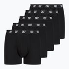 Pánské boxerky CR7 Basic Trunk 5 párů black/white