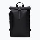 Batoh Rains Rolltop Rucksack Large 23 l black