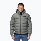 Pánská zimní bunda Pitbull Dillon Quilted Hooded dusty salvia