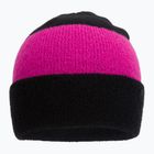 Dámská zimní čepice 4F černo-růžová H4Z22-CAD011
