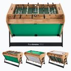 Hrací stůl 3in1 OneTeam FunArena fotbálek, push hockey, kulečník dřevěný black