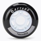 Kolečka ATTABO Rollerblade 74 mm 4 ks black