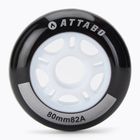 Kolečka ATTABO Rollerblade 80 mm 4 ks black