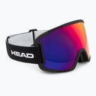 Lyžařské brýle HEAD Contex Pro 5K red/black/5k red