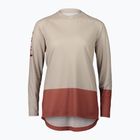 Dámský cyklistický dres Longsleeve POC MTB Pure light sandstone beige/himalayan salt