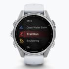 Hodinky Garmin Fenix 8 43 mm Amoled silver/white stone
