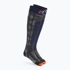 Lyžařské ponožky X-Socks Ski Rider 4.0 stone grey/melange blue