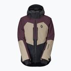 Pánská lyžařská bunda SCOTT Ultimate Dryo cocoa red/portobello beige