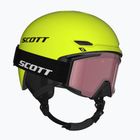 Dětská lyžařská helma SCOTT Track + Gogle Factor Pro Combo neon yellow/black