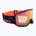 Lyžařské brýle Scott Neo Light Sensitive S1-3 black/purple/amp ls cinnamon chrome