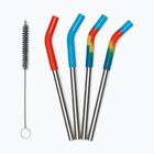 Brčka KLEAN KANTEEN Straw 8 mm Short 4 pcs. multi colored