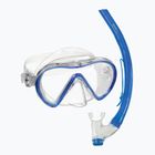 Šnorchlovací sada Mares Combo Stream královsky royal blue/clear
