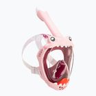 Dětská celoobličejová maska na šnorchlování Cressi Kiddy Full Face Jr pink/purple/white