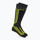 Lyžařské ponožky Mico Light Weight Odor Zero X-Static Ski anthracite/fluorescent yellow
