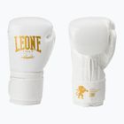Boxerské rukavice Leone 1947 Black&White white GN059