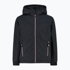Dětská softshellová bunda CMP 35Z1435 Fix Hood titanium