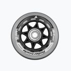 Kolečka pro kolečkové brusle XT 84MM + kolečka pro kolečkové brusle SG7 8 ks šedá 06953400080