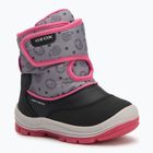 Dětské sněhule Geox Flanfil ABX black / fuchsia