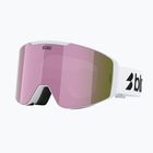 Lyžařské brýle Bliz G004 matte white/brown/pink multi