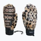 Dámské lyžařské rukavice Level Siberian Mitt pink brown