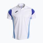 Pánské tenisové tričko Joma Montreal white/sky blue