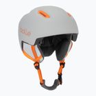 Dětská lyžařská helma Bollé Atmos Youth grey/orange matte