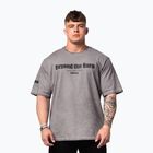 Pánské sportovní tričko NEBBIA Washed-Off Heavyweight Grind light grey