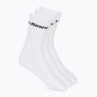 Pánské ponožky GymBeam 32620 3/4 3 páry white