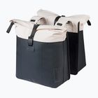 Cyklistická brašna Basil Vive Double Pannier Bag 35 l off white/black