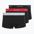 Boxerky Calvin Klein LV00NB4389 Low Rise Trunk 3 páry black/adrenaline rush/white/black