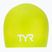 Plavecká čepice TYR Long Hair Wrinkle Free Silicone limelight