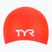 Plavecká čepice TYR Long Hair Wrinkle Free Silicone bright red