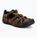 Juniorské sandály KEEN Seacamp II CNX dark olive/gold flame