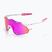 Sluneční brýle 100% Hypercraft XS matte white/pink/hiper vital pink mirror