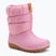 Dětské sněhule Crocs Classic Neo Puff pink tweed/gum