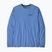 Pánské tričko longsleeve Patagonia P-6 Logo Responsibili abundant blue