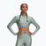 Dámský fitness  top Under Armour Heat Gear Rib 1/4 Zip silica green/silica green/white