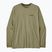 Pánské tričko Longsleeve Patagonia P-6 Logo Responsibili p-6 outline/gumtree green