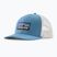 Kšiltovka Patagonia P-6 Logo Trucker shore blue