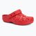 Dětské nazouváky Crocs Classic Floral Cutout Clog Kids cherry red