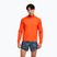 Pánská běžecká mikina HOKA GlideTech Quarter Zip lava
