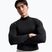 Pánské tréninkové tričko Longsleeve Under Armour Coldgear Elite Comp Mock ultimate black/ultimate black/reflective