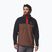 Pánská fleecová bunda Columbia Steens Mountain Half Snap II tobacco/black/mtn red