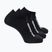 Ponožky Salomon Everyday Lite Low 3 pairs black/black/black