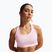 Sportovní podprsenka Nike Swoosh Medium Support pink foam/stone mauve/white