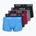 Pánské boxerky Nike Jordan Cotton Trunk 5pk gym red/black