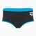Pánské plavecké boxerky arena One Low Waist Short Big Logo asphalt/turquise