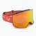 Dámské snowboardové brýle ROXY Storm W coral chic/clux ml orange