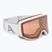 Lyžařské brýle Alpina Venet QV white matt/gold