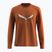 Pánské tričko Longsleeve Salewa Solidlogo Dry bombay brown
